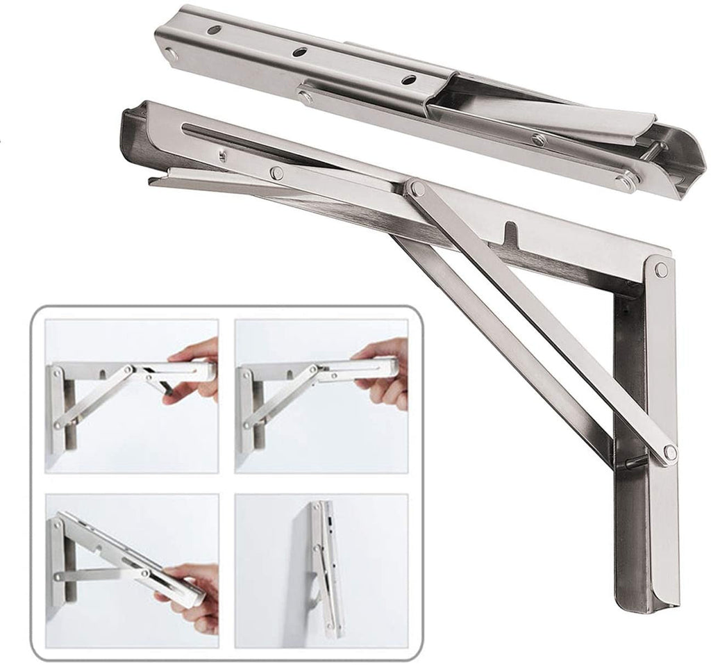 DIY Wall Mounted Folding Bracket (2PCS)