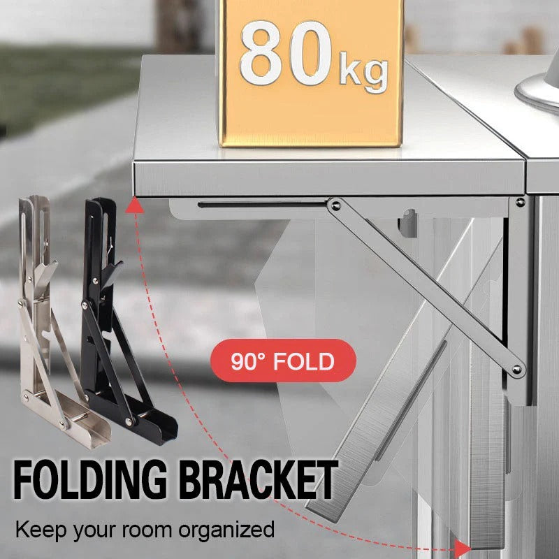DIY Wall Mounted Folding Bracket (2PCS)