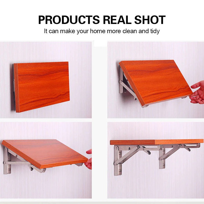 DIY Wall Mounted Folding Bracket (2PCS)